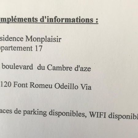 Monplaisir Apartment Font-Romeu-Odeillo-Via Ngoại thất bức ảnh